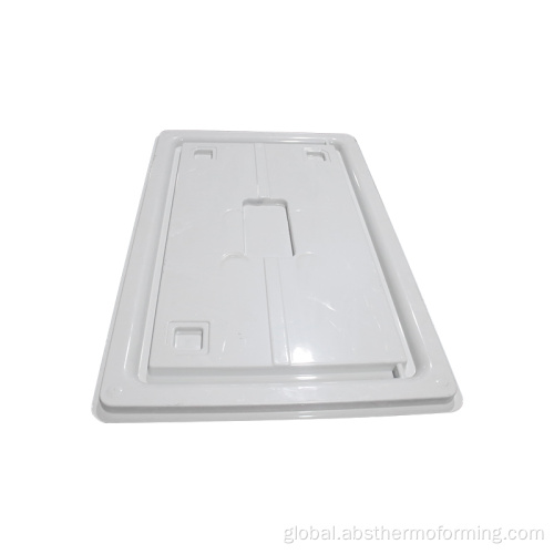 Thermoforming thick plastic parts for mirror shell